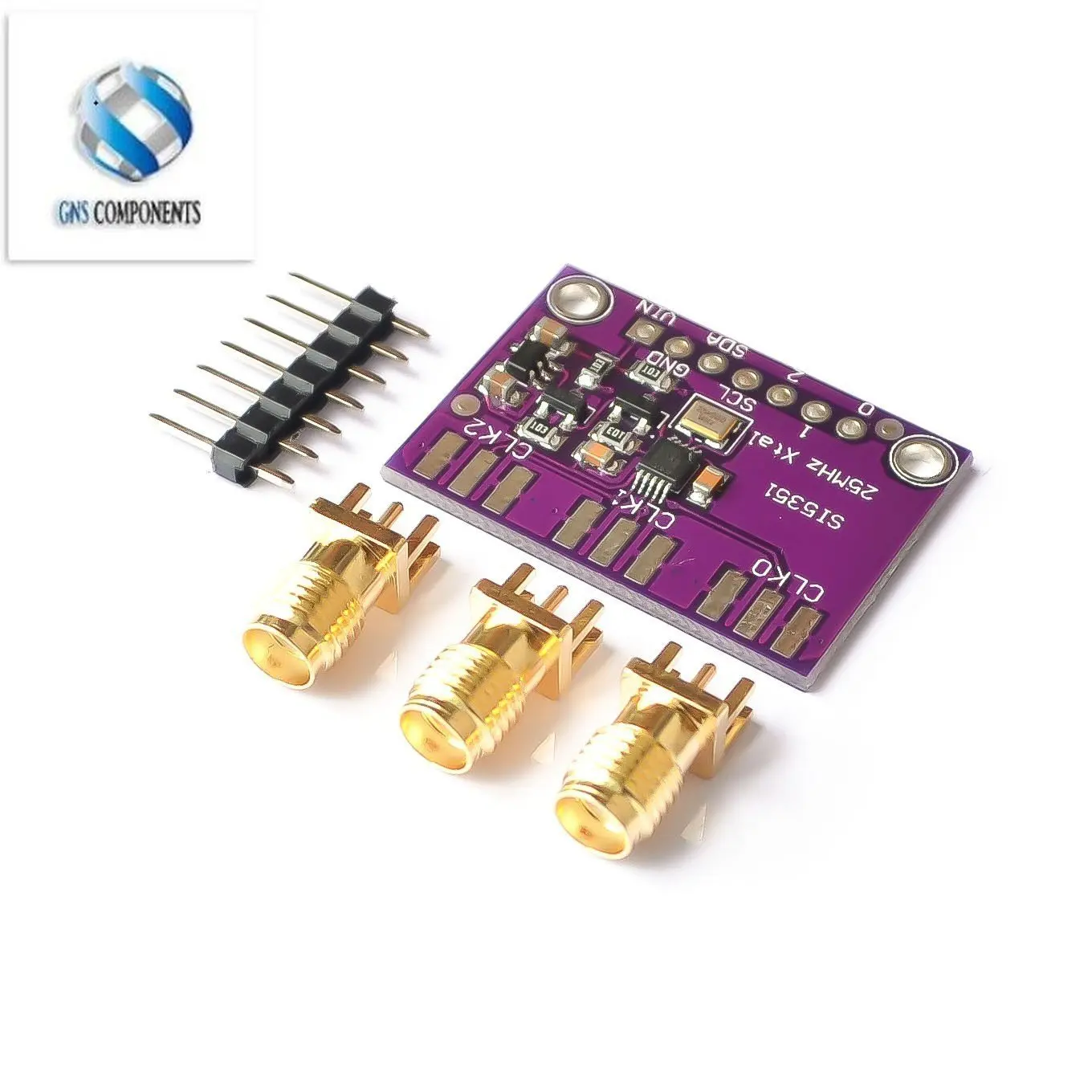 DC 3V 5V SI5351 SI5351A I2C Clock Signal Generator Module High Frequency Signal Square Wave Frequency 8KHz-160MHz For Arduino