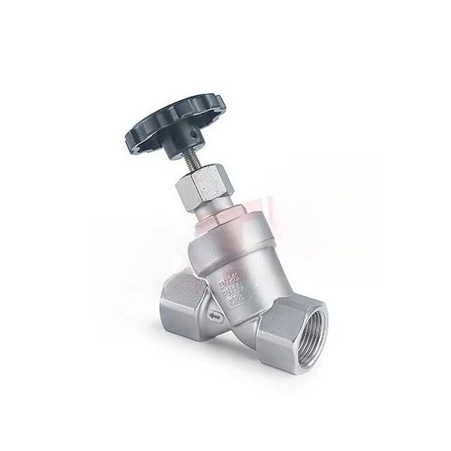 

Manual Stainless Steel Threaded Angle Seat Valve SS304 Fast Delivery