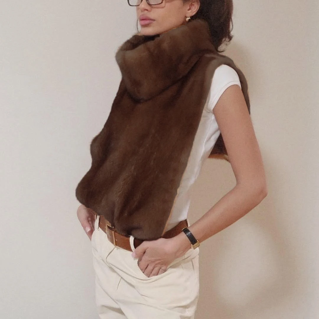 Luxury Faux Fur Maxi Coat Chic Open Front Stand‑collar Long Sleeve Oversized Outerwear Winter Women Fashion Autumn Warm 2026 New