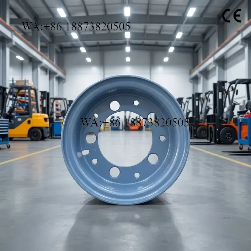 Custom 8 inch OTR Rims 3.00D-8 for Forklift 2-Piece Steel Rims 4.00-8 Industrial Steel Rims
