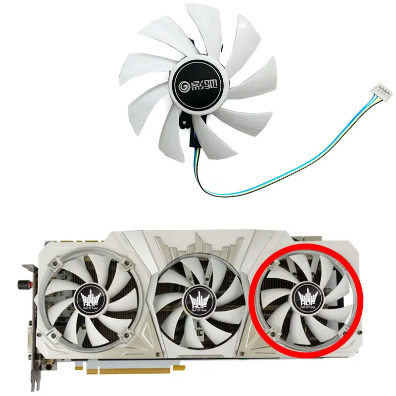 Reemplazo de tarjeta gráfica para Galaxy GeForce GTX1060 1070 1080 1080ti, edición limitada OC, ventilador GA92S2U, 86MM, nuevo