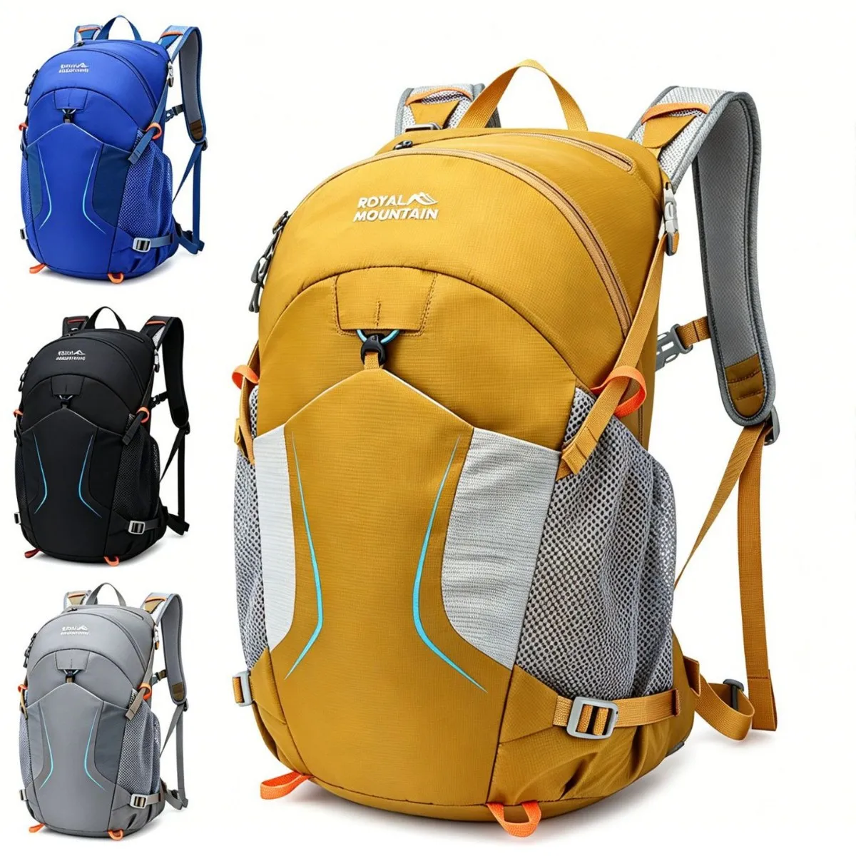 Outdoor Mountaineering Backpack with Large Capacity of 30L Waterproof for Travel on Two Shoulders Travel Bag for Long Trips