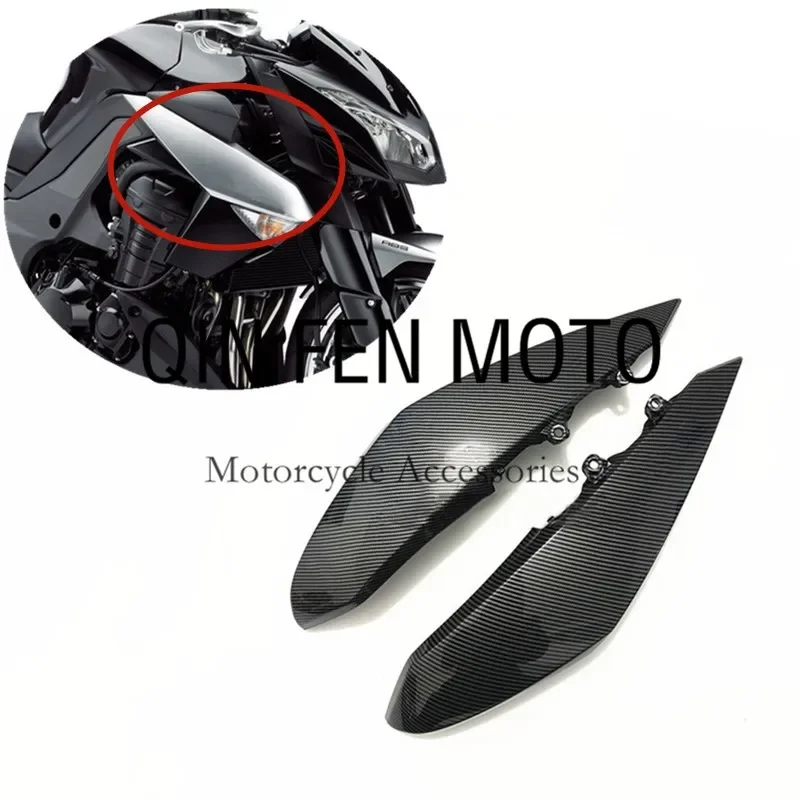 

Fit For KAWASAKI Z1000 2010-2013 Front Upper Side Panel Cover Fairing Carbon Fiber Paint