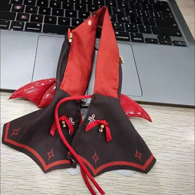 

Милая кукольная одежда, аксессуары для наряда для Labubu V2 V1, праздничное платье, комплект одежды «Маленький дьявол», подарки, воротник маленького воротника тетратраграфатона