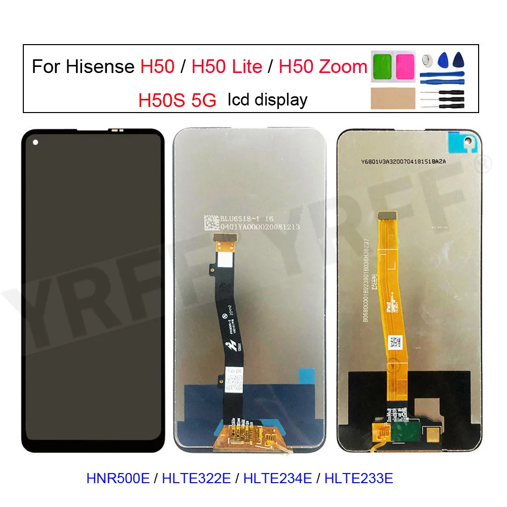 LCD Touch Screen Display for Hisense Infinity H50 Lite, H50S 5G, H50 Zoom HNR500E, HLTE322E, HLTE234E