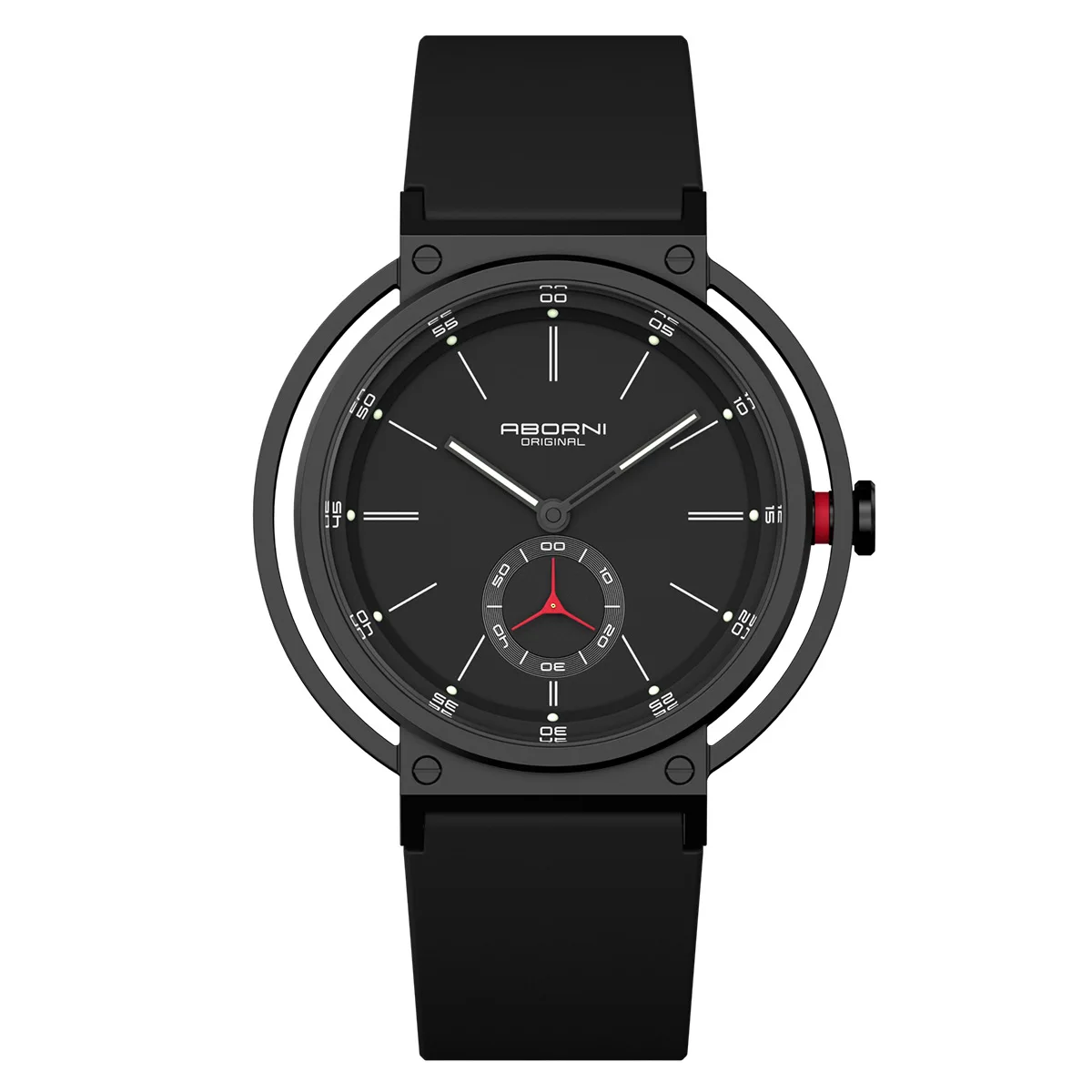 

ABORNI 5003, лучший бренд, роскошные кварцевые мужские часы, модные силиконовые повседневные спортивные водонепроницаемые светящиеся простые часы для мужчин, Reloj
