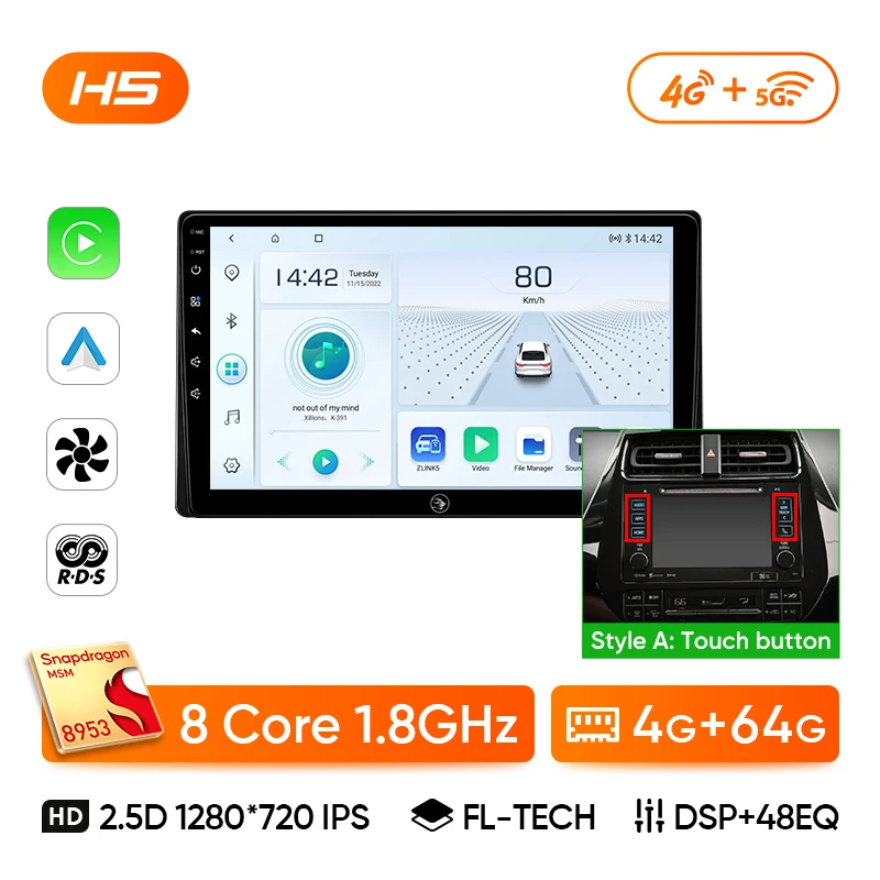 変換付トヨタ プリウス ZVW50 Androidナビ 9インチ CarPlay Amazon.com: Stereo for Toyota Prius XW50 2015-2020, Biorunn 9 Inch