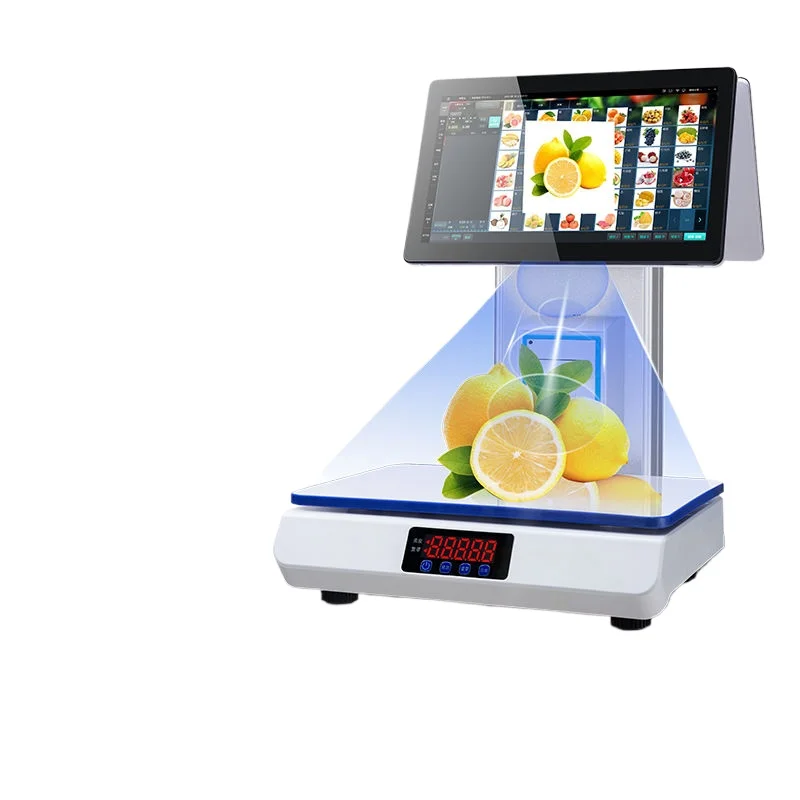 

Automatic identification weighing cash register, fruit fresh retail supermarket Malatang intelligent electronic