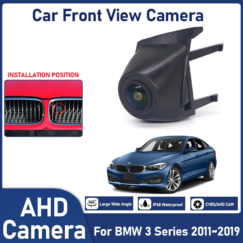 

HD CCD AHD Car Front View Parking Night Vision Positive Waterproof Logo Camera For BMW 3 Series 2011 2012 2013 2014-2018 2019