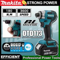 Makita DTD173 Electric Drill Wood/Bolt/T-Mode 1800rpm Cordless Impact Driver 180Nm Brushless Motor For Makita 18V