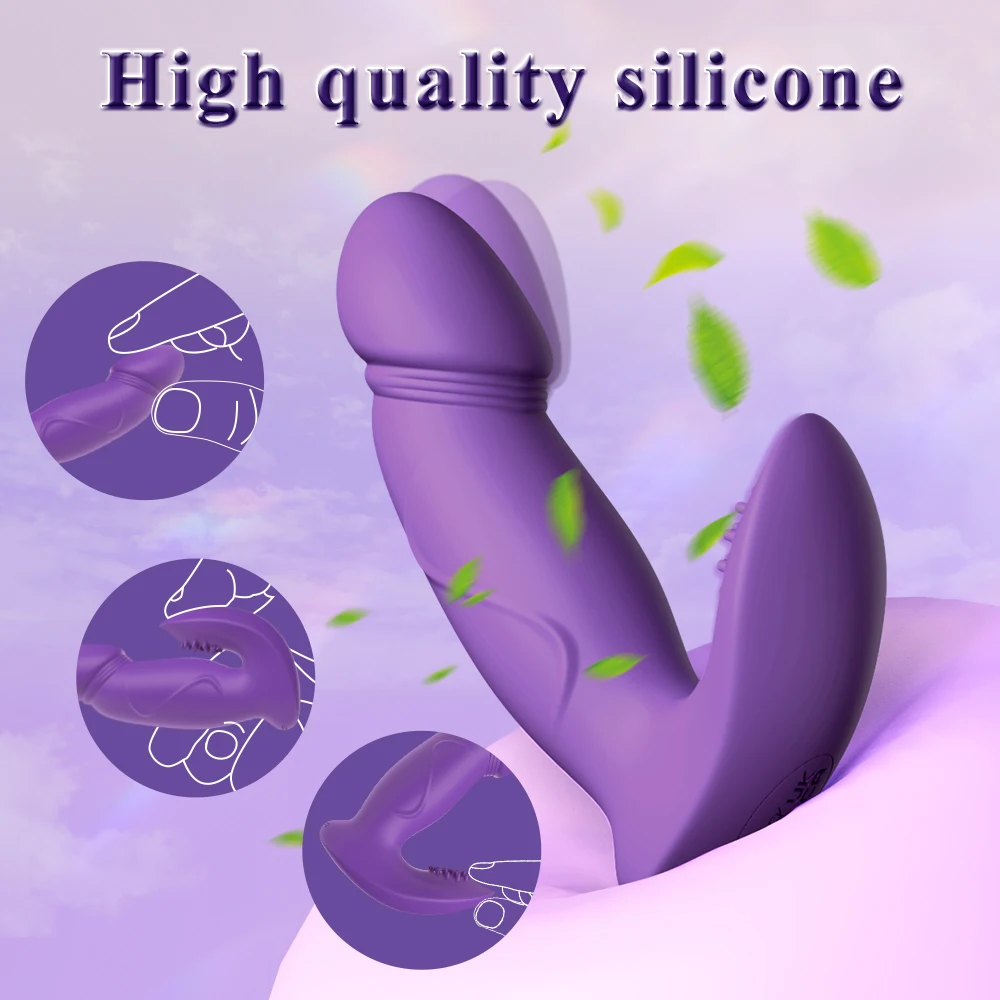 Wearable Dildo Vibrator Wireless Remote Control Vibrator Clitoris Stimulator Female Vagina Massage Masturbator Adult Sex Toys