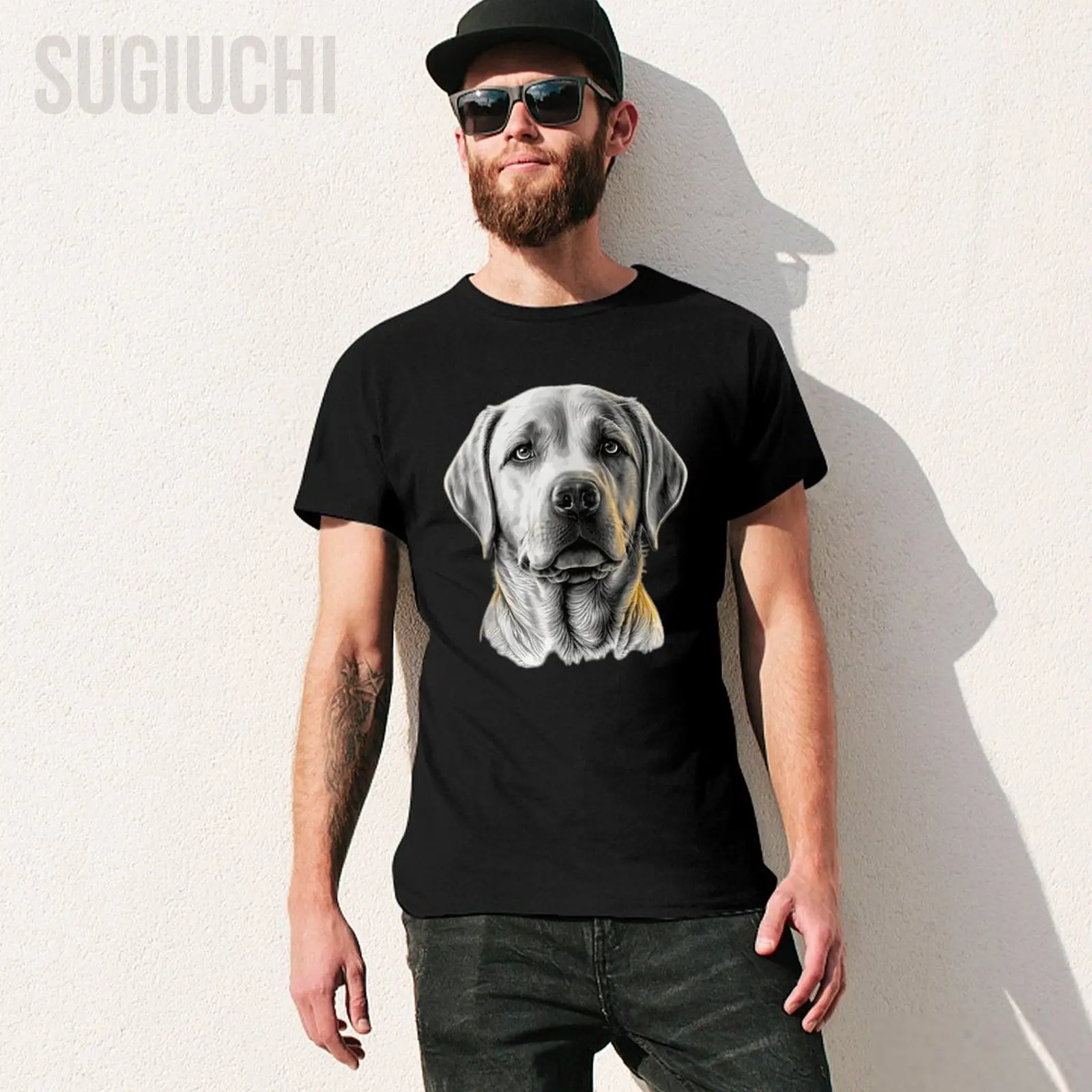 Men Labrador Retriever Cute Labrador And Dog Breed Tshirt Tees O-neck T Shirts Women Boys 100% Cotton Short T-Shirt Unisex