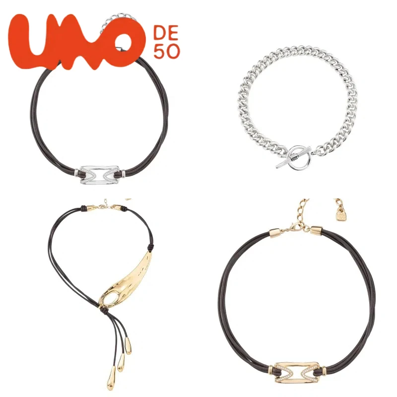 

Ожерелье премиум-класса UNOde50 с посеребренным покрытием S925 и позолотой 14K — стильный выбор для отправки покупателя со скидкой