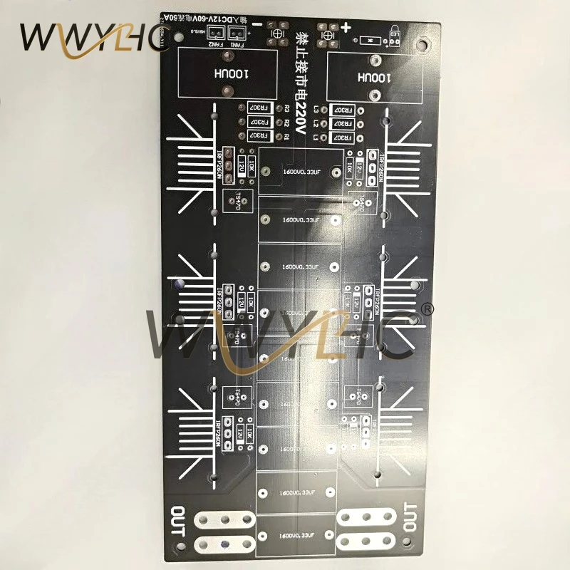 1PCS ZVS High Frequency Induction Heating Machine Medium Frequency Furnace 6 Tube PCB
