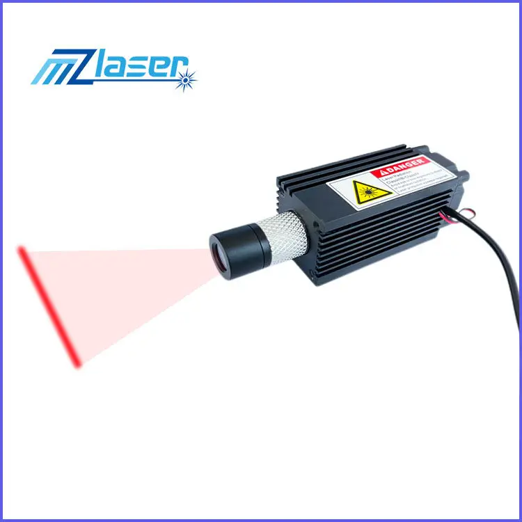 High-power Adjustable-focus Single-line Laser Module with 638nm Red Wavelength, 500mw/700mw/1000mw Laser Power