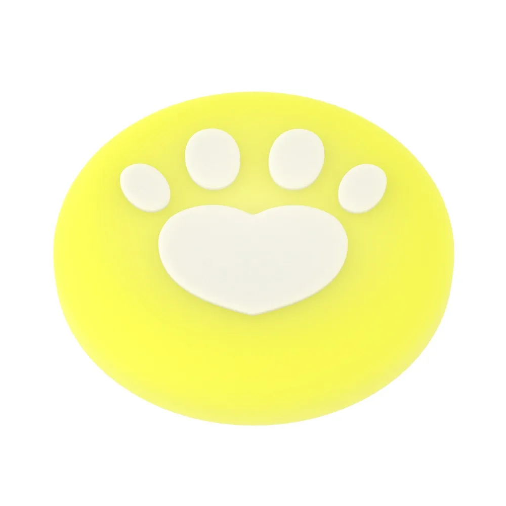 4PCS Ergonomic Thumb Grip Caps Anti Slip Paw Print Button Cover Set Colorful Silicone Gaming Grip for Nintendo Switch 2