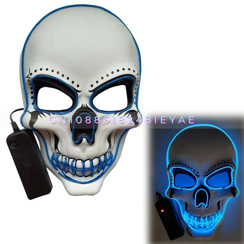 

Halloween Party LED Neon EL Wire Light Up Flashing El Wire Mask