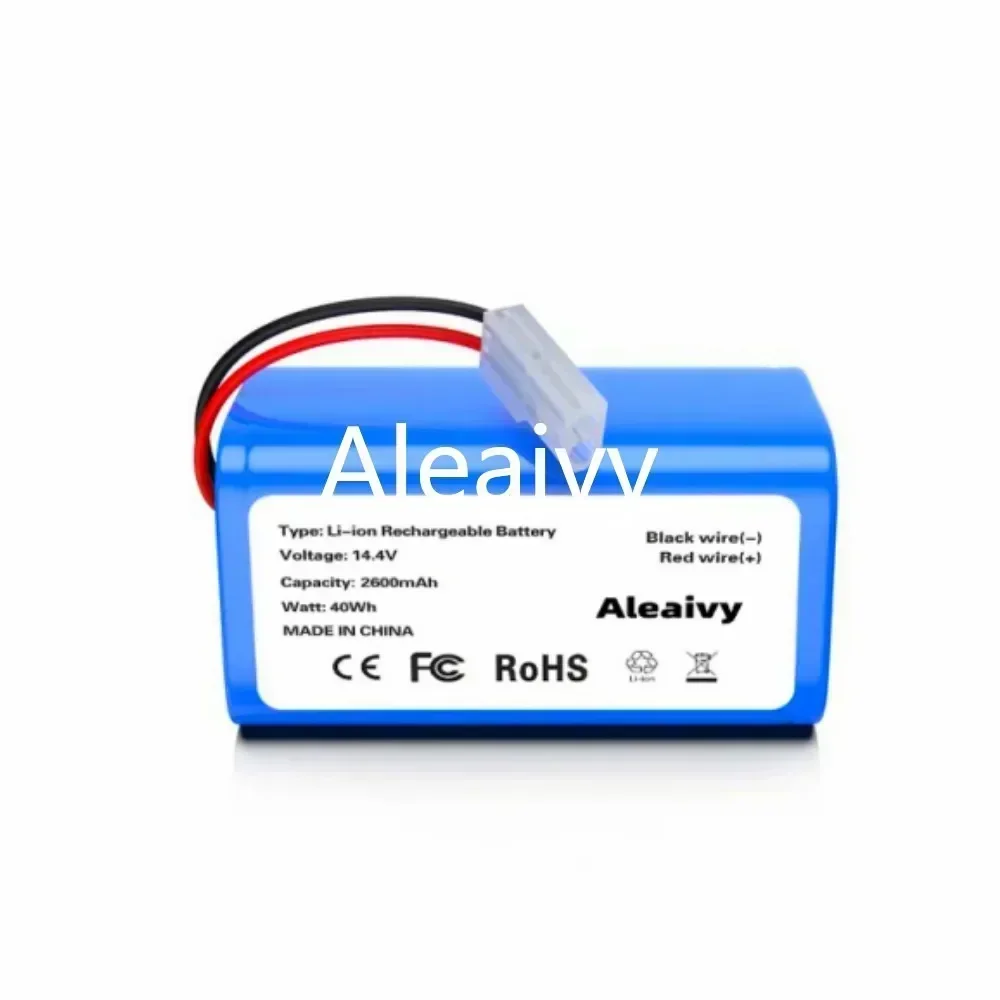 

Литиевая батарея 14,4 В, 2600 мАч, подходит для робота-пылесоса Xiaomi Essential G1 (SKV4136GL) (MJSTG1), батарейки для робота-уборщика