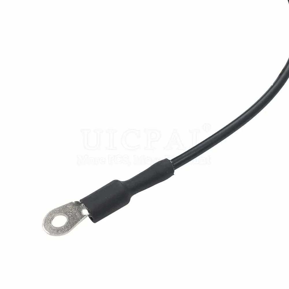 DS18B20 Temperature Sensor Module Probe 304 Stainless Steel OD 3.0MM Waterproof Dustproof Sensors Cable Black 100CM Length