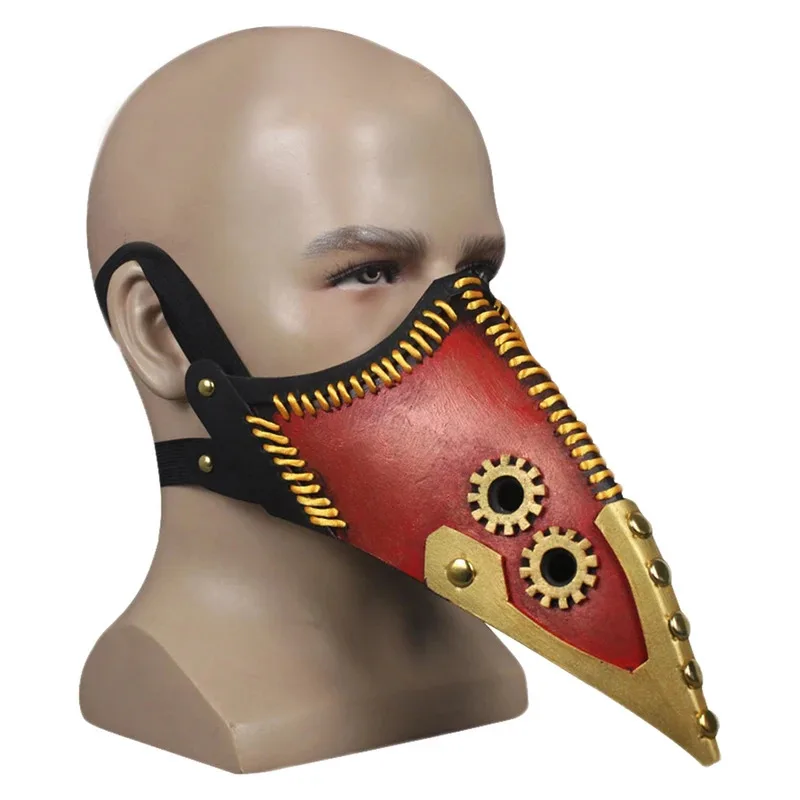 Chisaki Kai-mascarilla bucal de revisión, accesorios de disfraz de Anime My Hero Academia, tocado de pico para adultos, fiesta de Halloween, juego de rol