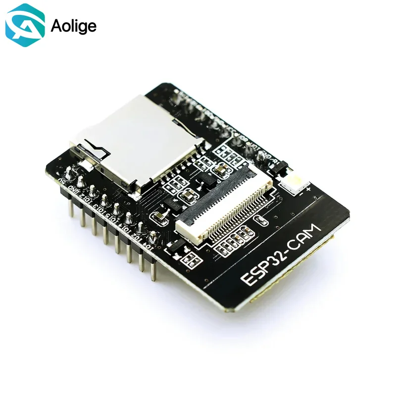 

ESP32-CAM-MB Development Board - 5V, WiFi+Bluetooth, OV2640 Camera, Micro USB