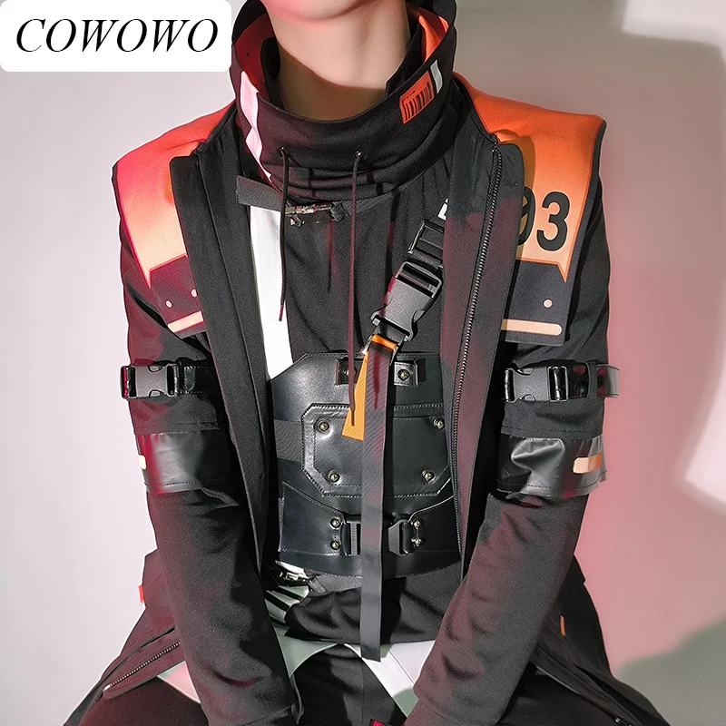 COWOWO Anime! Vtuber Nijisanji Nocytx Alban Knox Game Suit Handsome Uniform Cosplay Costume Halloween Party Outfit Unisex S-3XL