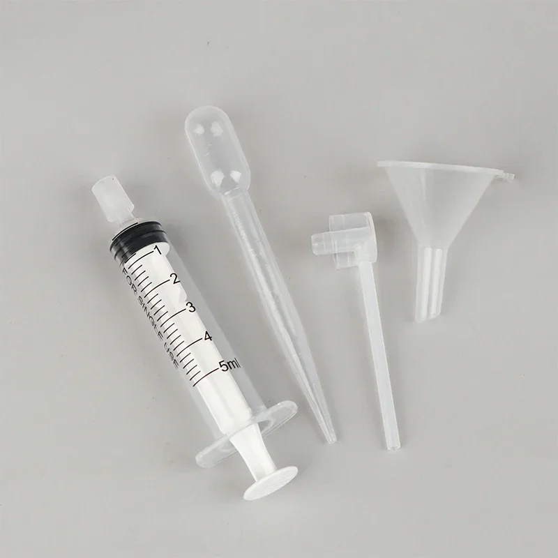 3/4Pcs Perfume Refill Tools Set Plastic Diffuser Syringe Straw Dropper Funnel Spray Dispensing Required Cosmetic Tools