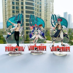 Anime FAIRY TAIL 15cm 100 YEARS QUEST Acrylic Stand Action Figure Natsu Toy PVC Fairy Tail Desktop Standing Sign Gift NEW