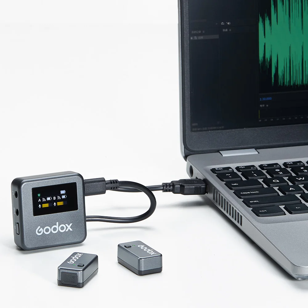 Godox-魔法のワイヤレスマイクシステム,xt1,最大200m,オーディオ処理,uacサポート,デジタルオーディオ録音,2.4GHz