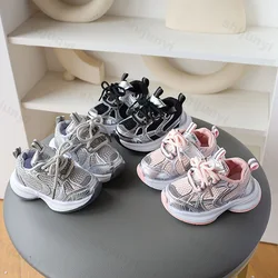 Children Casual Shoes New 2025 Fashion Sport Shoes Kids Breathable Net Shoes Trainers Boys Girls Sneakers Non-slip Running Shoe