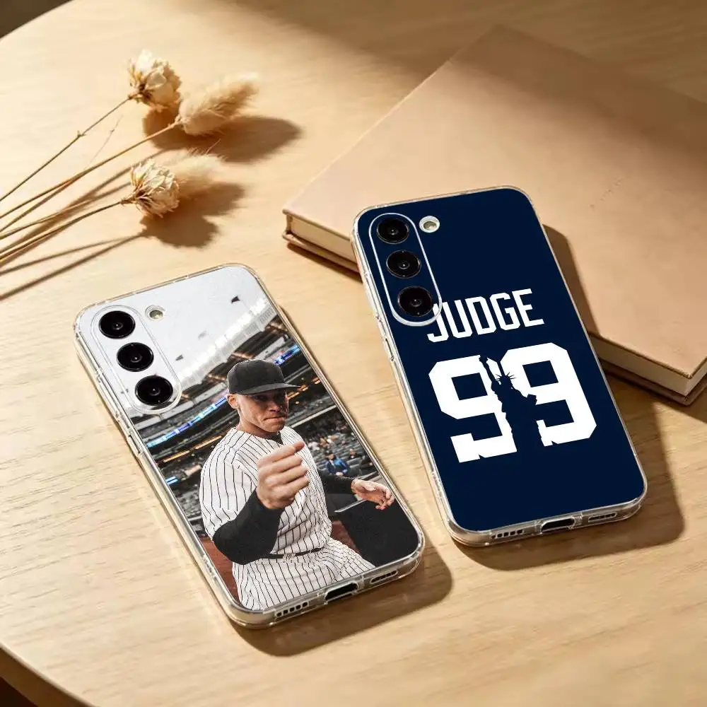 Star Baseball A-Aaron J-Judge  Transparent Soft Silicone Phone Case For Samsung A10 A12 A20 A21S A30 A31 A50 A51 A52 A70 A71