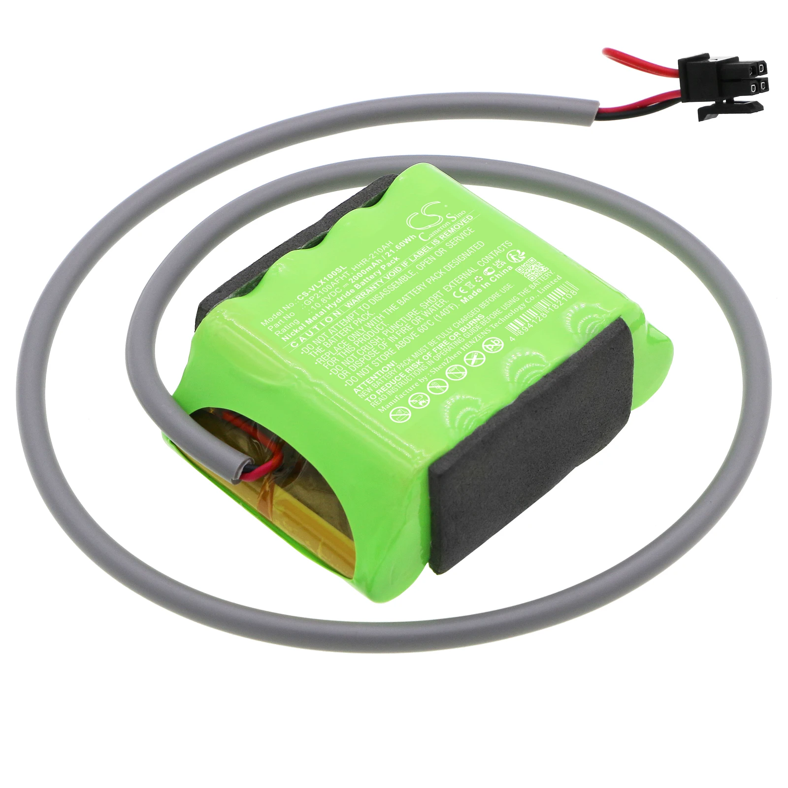 

Ni-MH Smart Home Battery for Velux, 10.8V, 2000mAh, Compatible Models: Dachfenster, Integra Solar, KSX 100K, Solarfenster