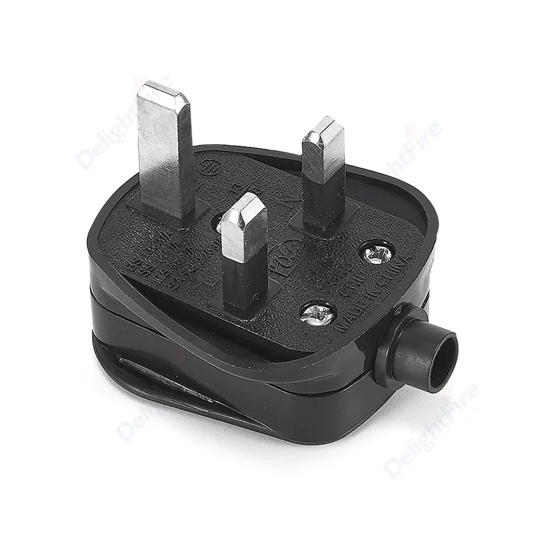 UK Male Replacement Rewireable 3Pin Type G Plug Electric Outlets Schuko British SG Power Adapter Extension Cord Connector Plug