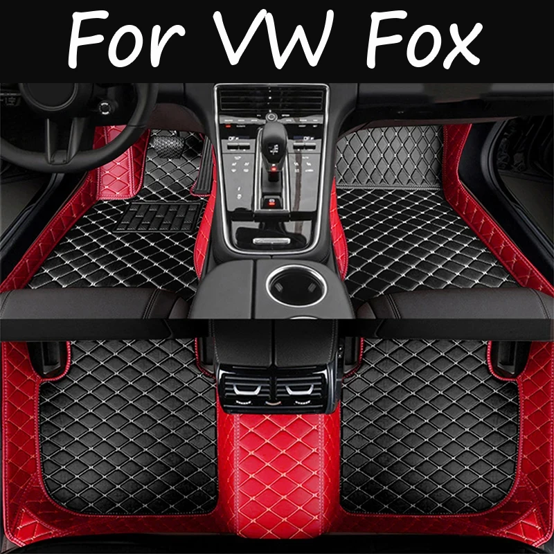 Customized Artificial Leather Car Floor Mat For VW Fox 2004 2005 2006 2007 2008 2009 Protect Your Vehicle\'s Interior Accessory