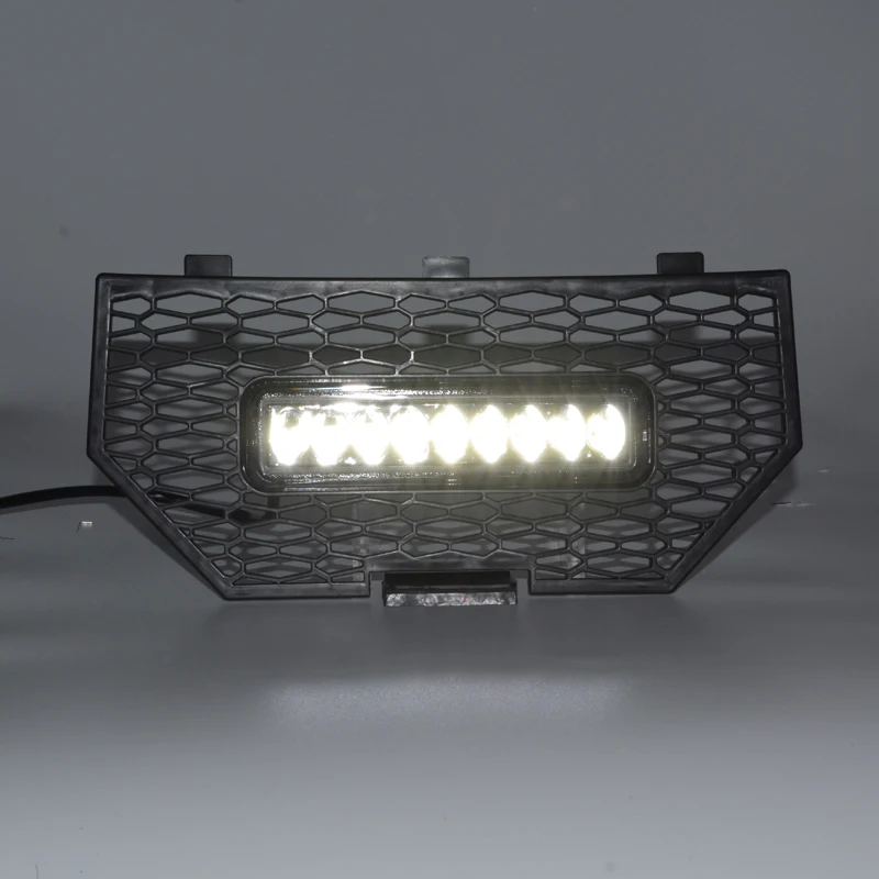 Front Mesh Grille with LED Light Bar for Polaris Sportsman XP 1000