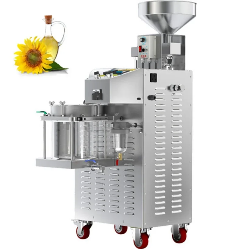 the best coconut automatic oil press with oil filter/cooking oil extraction machine