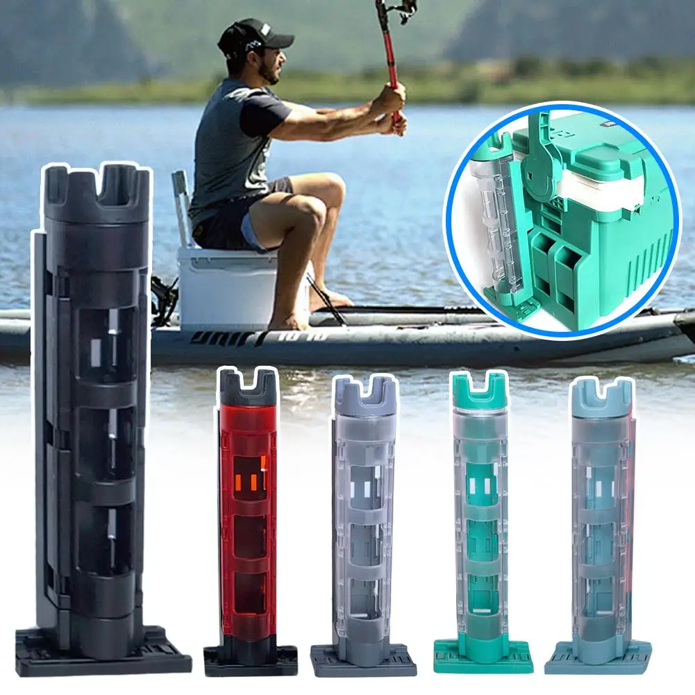 Fishing Box Raft Fishing Bucket Accessories Tube Pole Inserter Bait Tube Sub Box Tube Pole For Opass Meiho Versus Daiwa I4I5