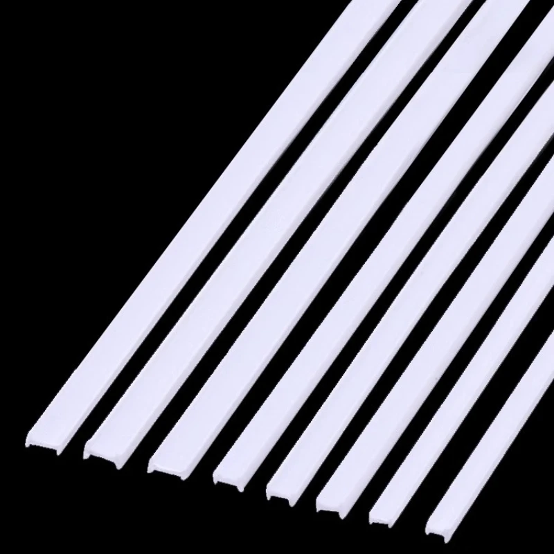 50pcs H-Shape Stick ABS Plastic Tube for Model Building Kits Architecture Material Construction Set Modeling Craft Stick