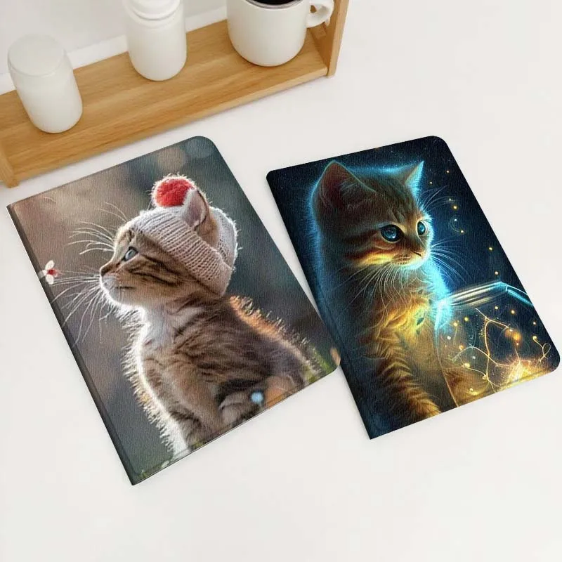 

Art Flower Cat Popular For Xiaomi Redmi Mi Poco Pad 2 5 6s 7 7s Ultra Pro Max 14 12.4 12.1 inch Soft Tablet Case Gift