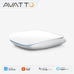 AVATTO Zigbee Gateway Hub，ZigBee Bluetooth Multi Mode Smart Wireless Gateway Bridge Works With Tuya Google Home Alexa