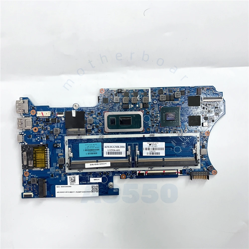 

laptop motherboard L51137-601 18742-1 FOR HP X360 14-DH with SRFFX i5-8265U MX130 2G Fully Tested and Works Perfectly