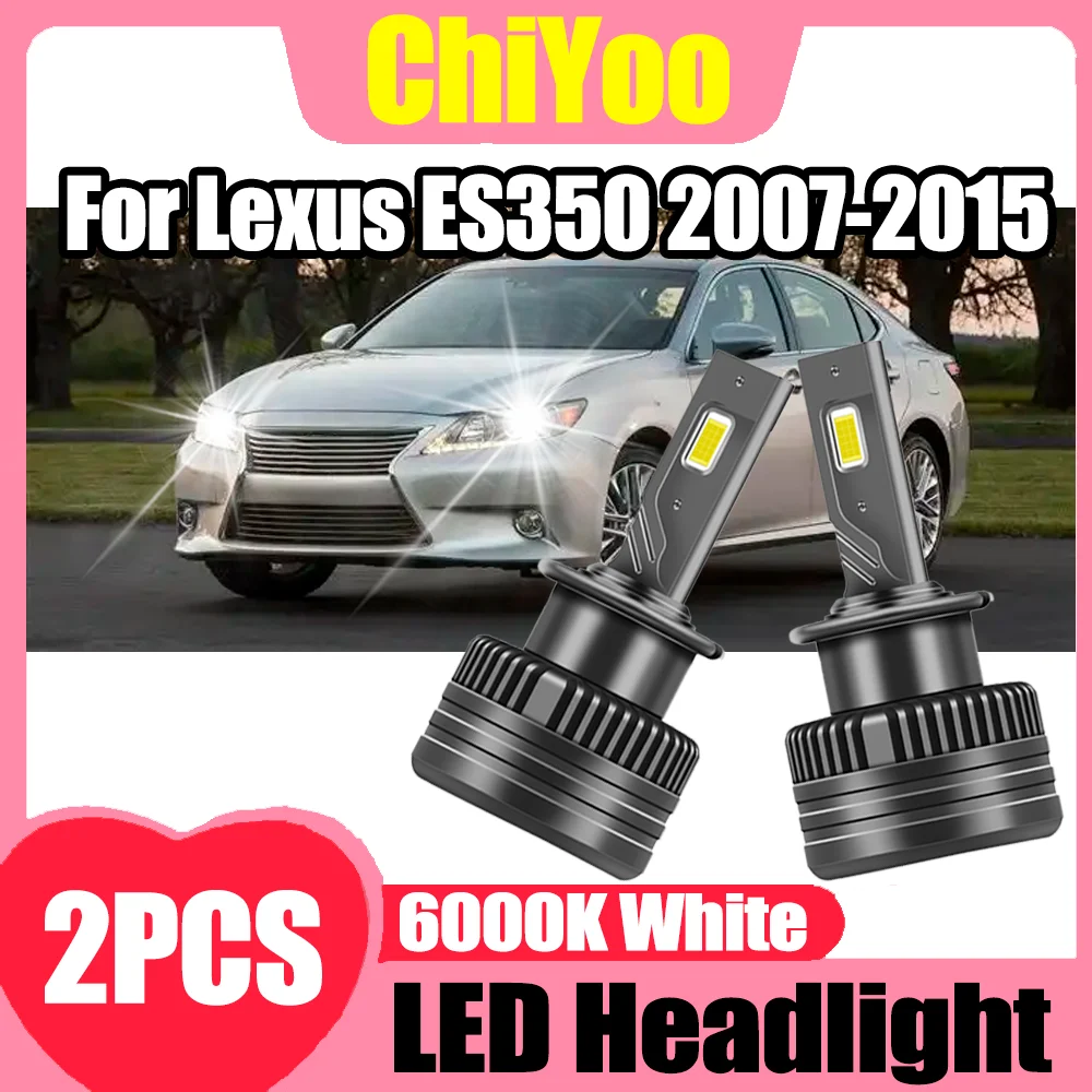 

2 шт. 30000LM высокой мощности Canbus светодиодные фары HID ксеноновые фары 6000K белые 12 В автолампы 120 Вт для Lexus ES350 2007-2015