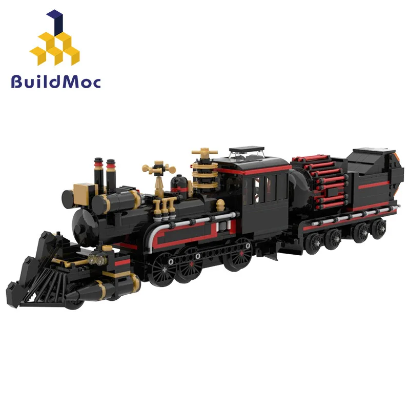 

Train model, popular in movies and TV shows, MOC assembly, DIY creative toys. Suitable for young brick enthusiasts. A great gift
