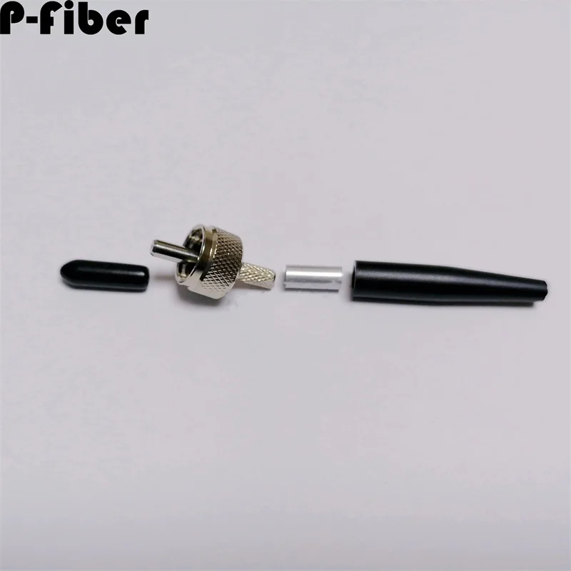 SMA905 fiber optic connector 230um 330um 800um1000um 3mm Large nut large aperture quartz fiber SMA flat head metal ferrule 10pcs