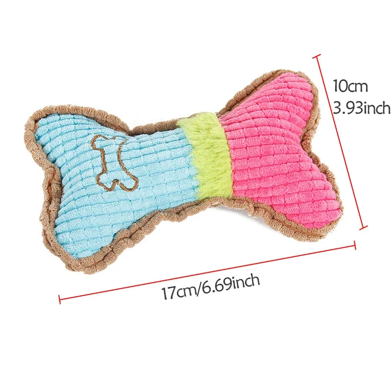 Toys, Plush Dogs Chew Toy for Small Medium Breed Puppy Teething Chewing Aggressive Interactive Birthday Gifts image 6