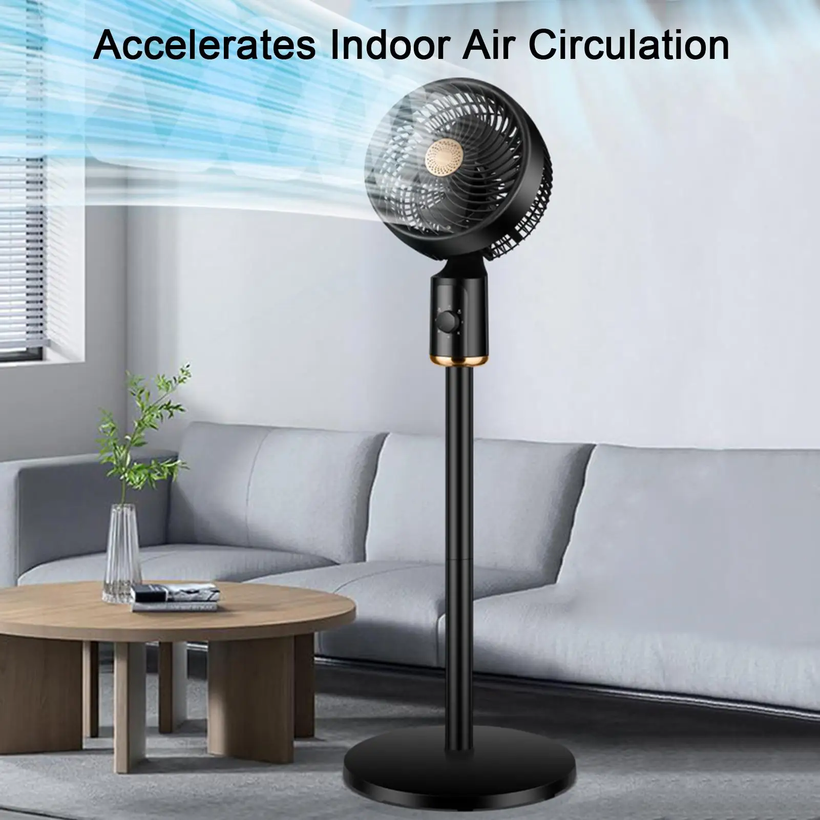 Adjust Height Tower Fan 3-speed Quiet Adjustable Air Circulation Blower Standing Fan Tower For Home Office Desktop Kitchen