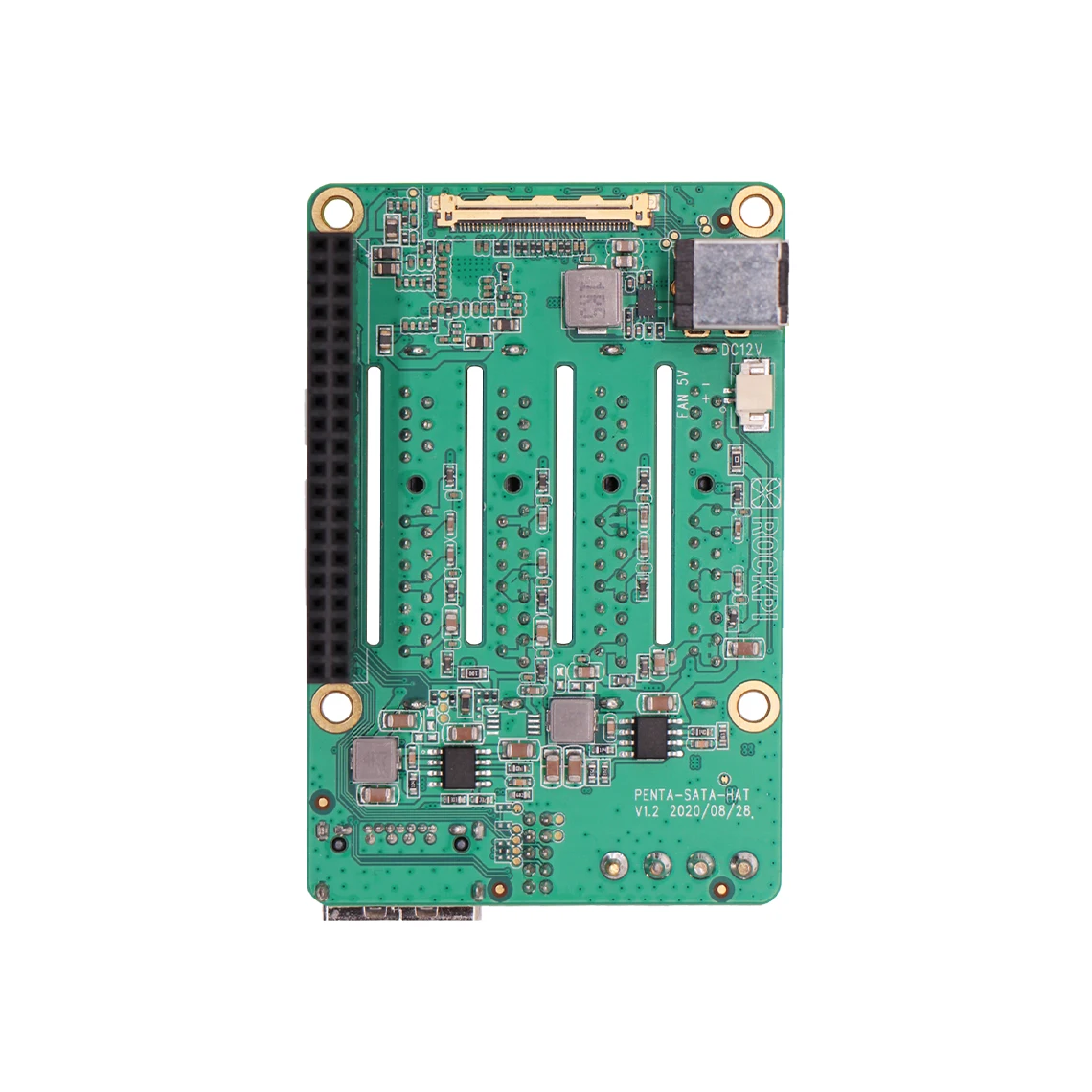 Radxa-Penta SATA HAT-Jusqu'à 5x disques SATA, pour Raspberry Pi 5 / ROCK 5C / 5C(Lite)/ROCK 255./ ROCK 3A/ ROCK 4/ ROCK 5A