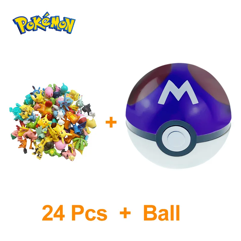 Pokemon Ball Elf Spielzeug Anime Actionfigur PokeBall Tasche Monster leerer Clip n Go Modell Pikachu Pokeball Kind Kind Weihnachten Gif