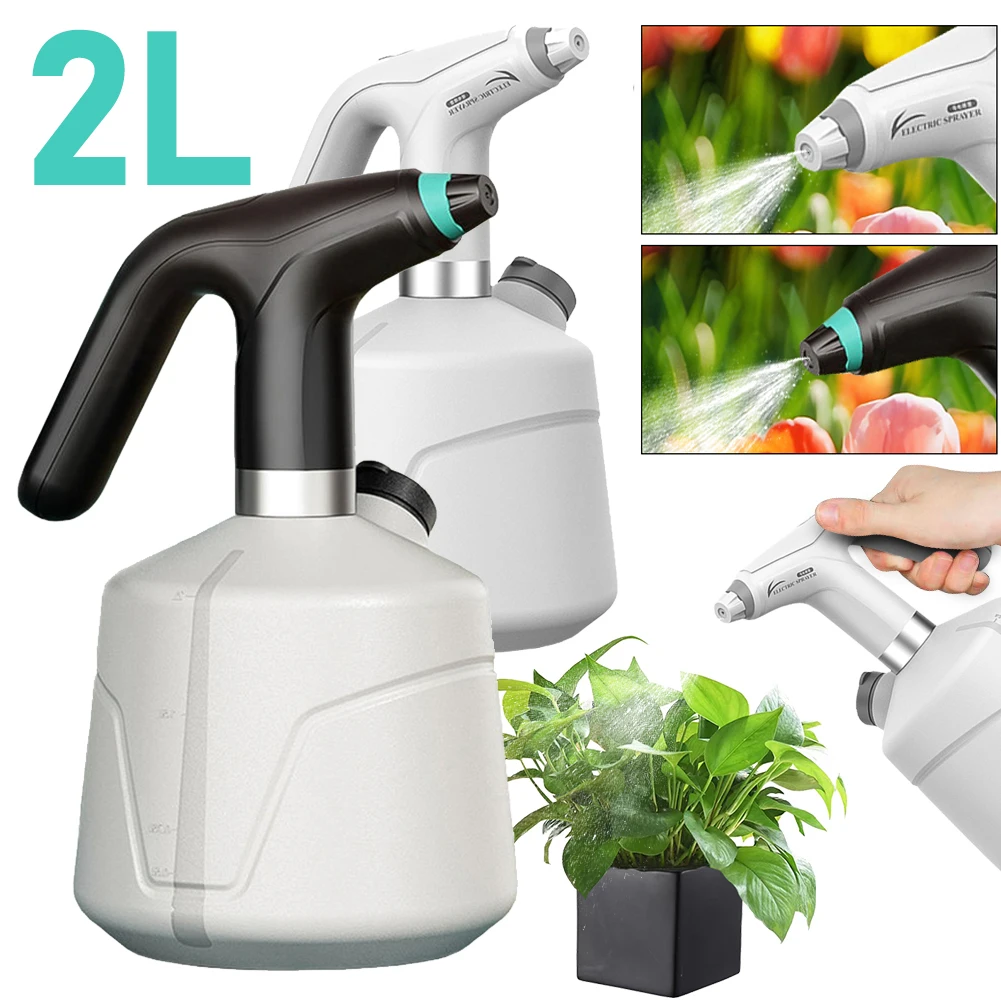 PULVERIZADOR eléctrico para agricultura, regadera automática, desinfección por USB, pulverizador de llenado, herramientas de riego de jardín