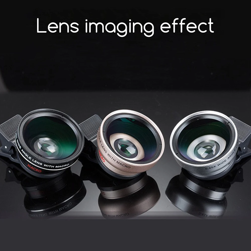 0.45X Super Wide Angle Macro Lens Portable Compact Lightweight For Landscape Photography